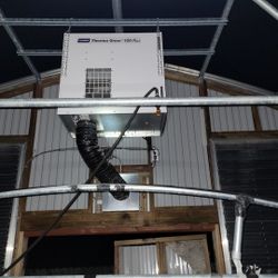 Never Used, Only Installed- Heavy- Duty Commercial Greenhouse Fans & Heaters