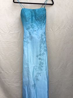 Women’s Long Party Turquoise Dress Size11