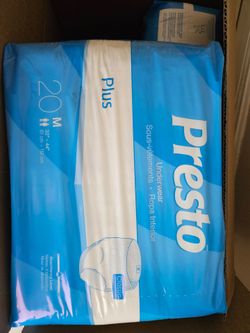 Presto diapers adult