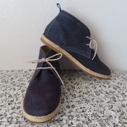 robert graham shoes kamiko leather upper men Size 9D chukka