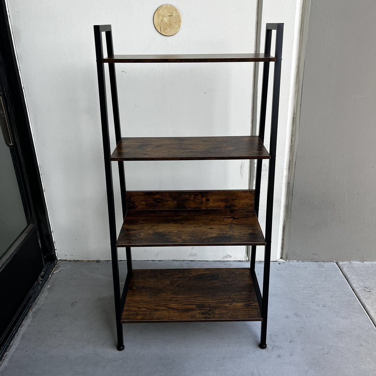 Brand New Ladder Bookshelf Book Shelf Bookcase