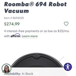 Roomba 694