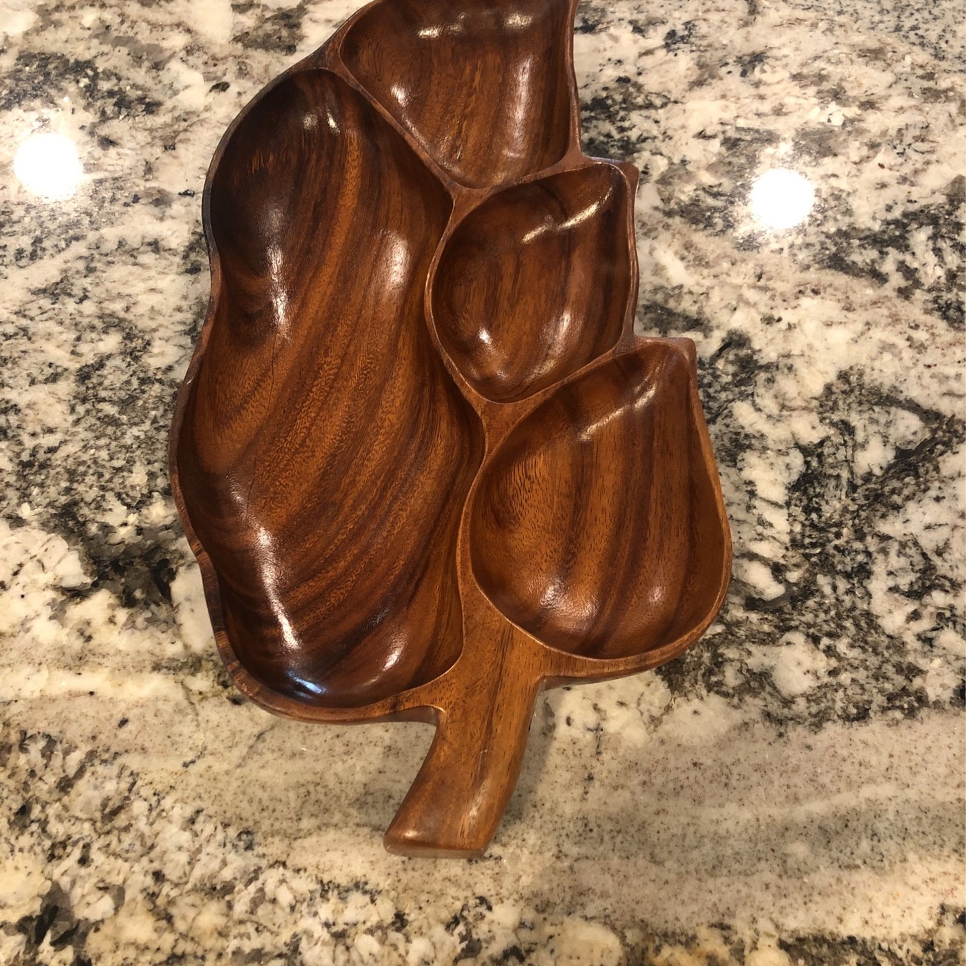 Vintage Monkey-Pod Wood Tray