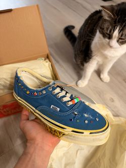 (2) x Satoshi Nakamoto Vans (Blue) Size 8