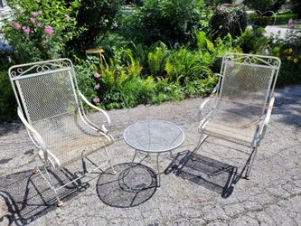 3 piece vintage patio set