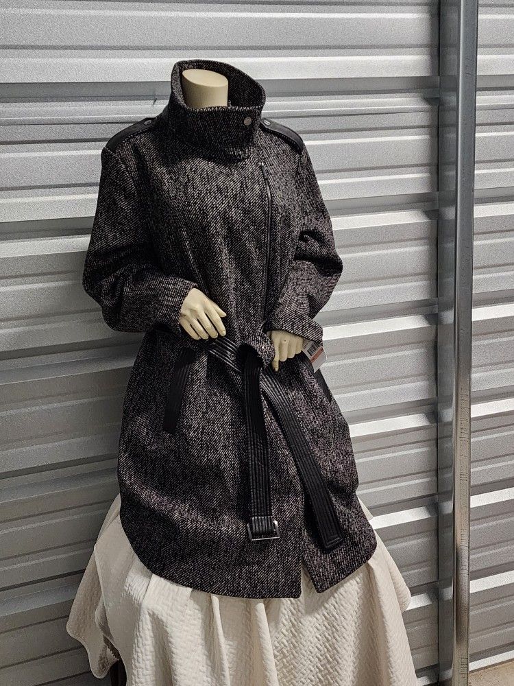 Michael Kors Asymmetrical Wool Coat