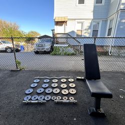 weights and bench Combo 