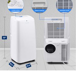 BRAND NEW IN SEALED BOX SereneLife SLPAC12.5 SLPAC 3-in-1 Portable Air Conditioner with Built-in Dehumidifier Function,Fan Mode, Remote Control, Compl