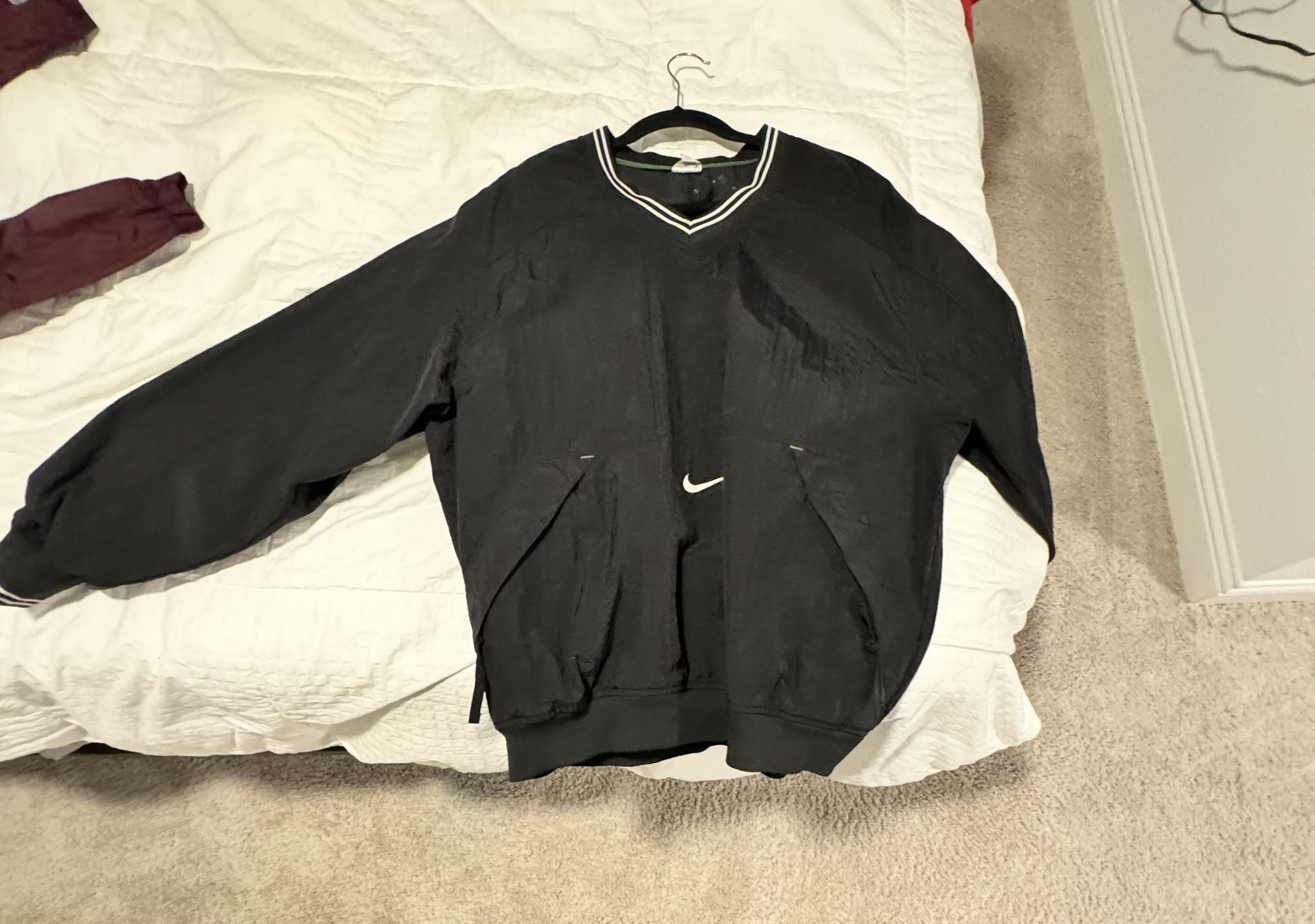 Vintage Black Nike Jacket L