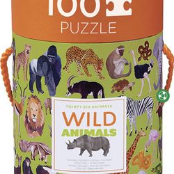 Crocodile Creek 100-pc 36 Puzzle - Wild Animals