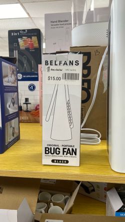 Belfans Original Portable Bug Fan Black