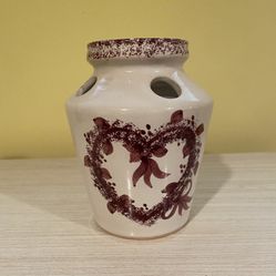 Pottery Toothpaste and Brush Holder  
