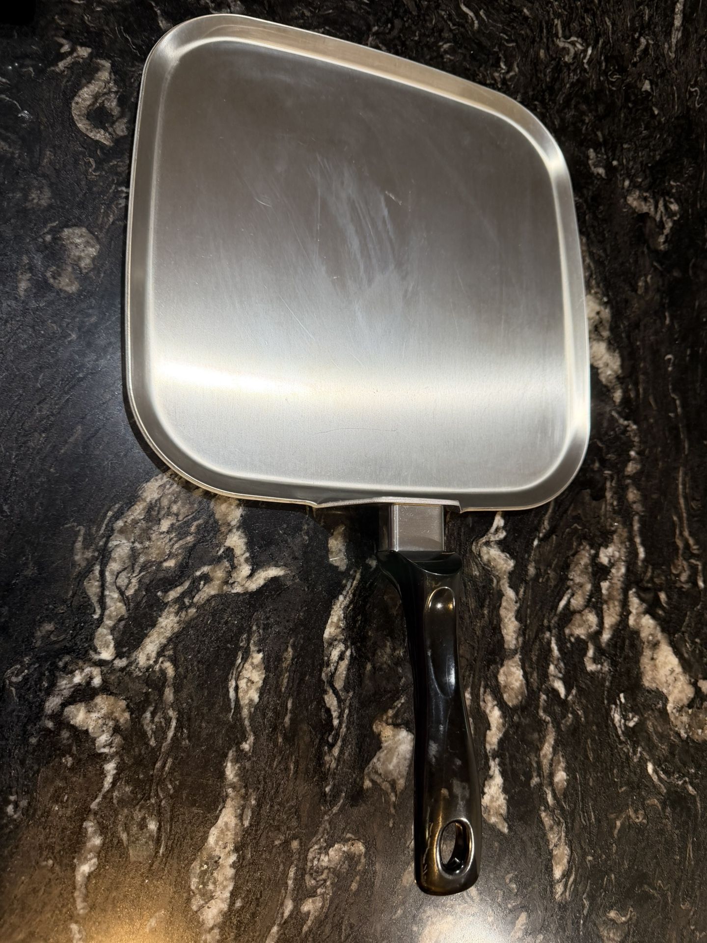 Americraft West Bend USA 11 Inch Square Stainless Steel Flat Griddle