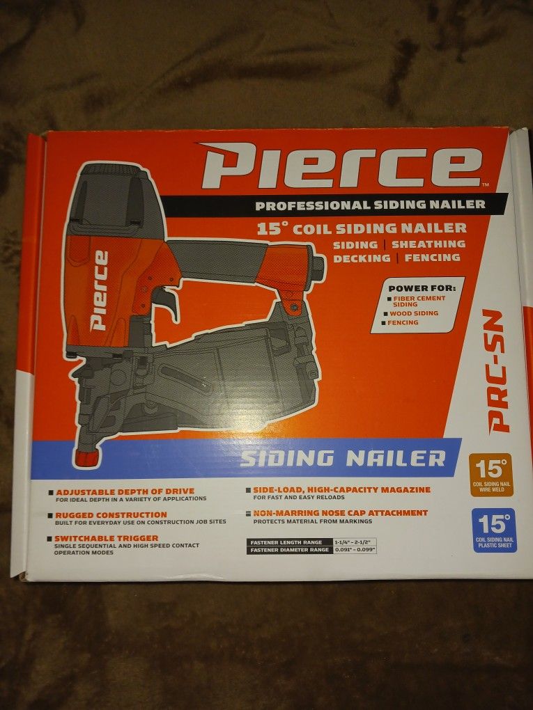 Pierce 15° Siding Nailer
