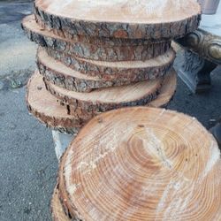 Wood Round Center Pieces $5 Each