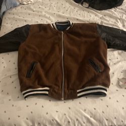 varsity Leather Jacket 