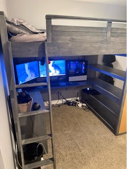 Pottery Barn Sleep & Study loft full bed