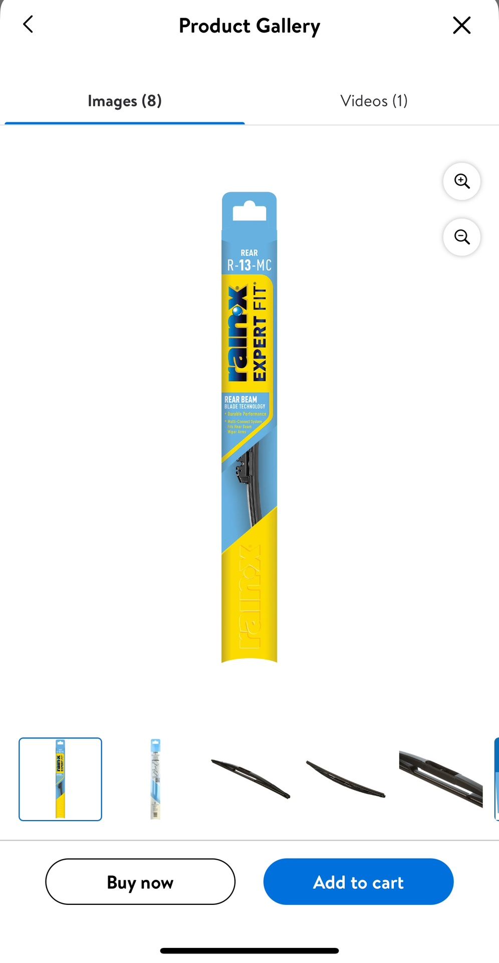 Rain-X Expert Fit Rear Wiper Blade 13" Replacement 13 - MC - 850031