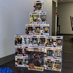 21 Funko Pops 