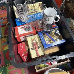 Christmas Surprise Bin Fully Loaded Including Bin