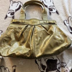 Gold Coach Bag USED