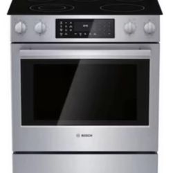 NEW BOSCH 30” stainless slide in range stove
