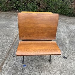 Antique Vintage A.H. Andrews Co. Chicago School Desk 