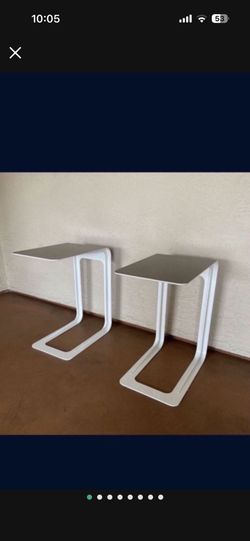 One Set Of 2 Heavy Indoor/Outdoor Patio Lawn C-Side-Tables