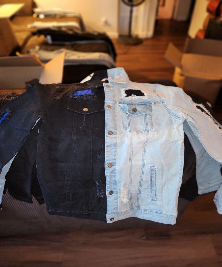 BRAND NEW JEAN JACKETS
