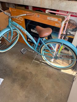 Teal Beach Cruiser Bicycle