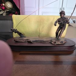  “Both Are Hooked” – C.A. Pardell Sculpture (1989)
