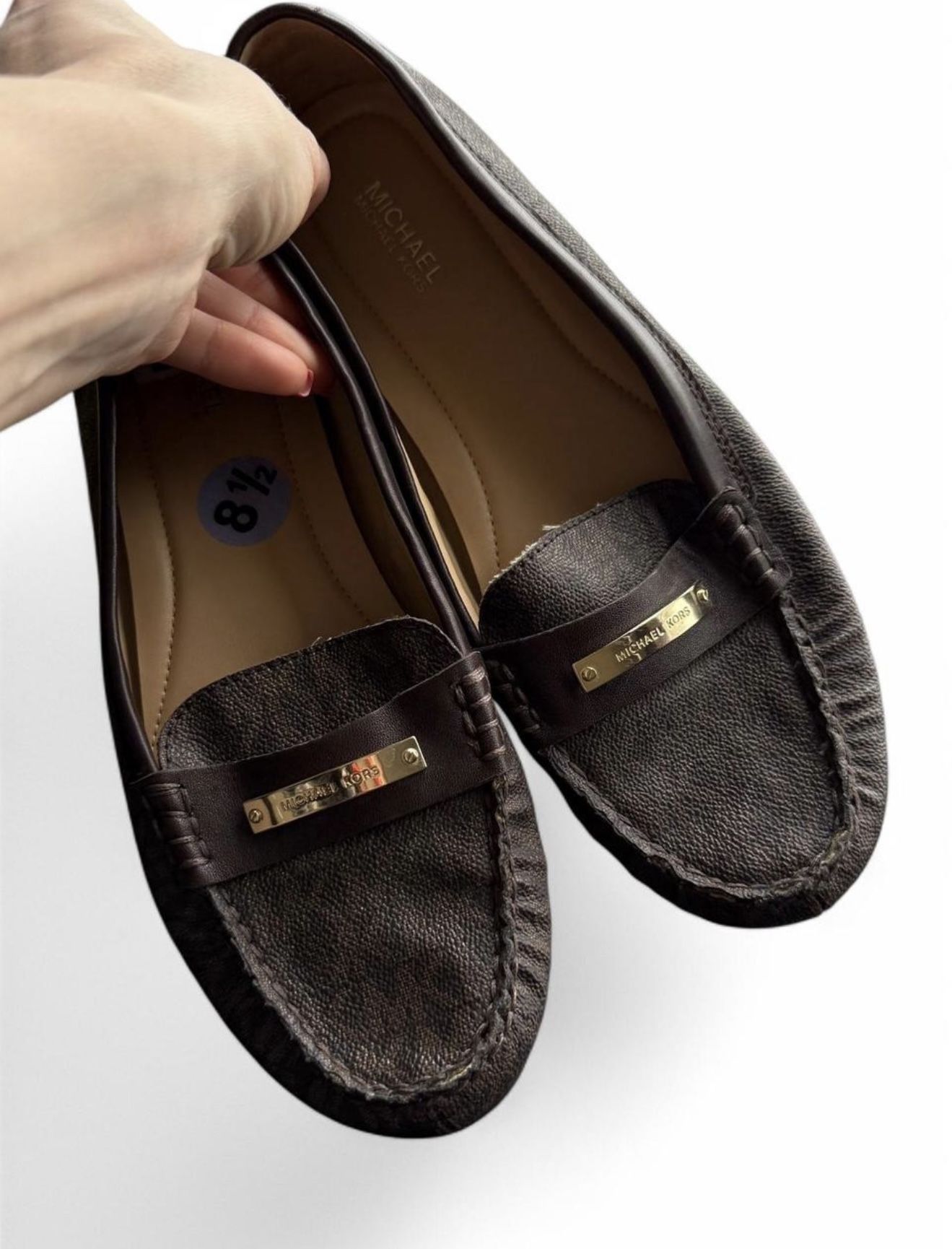 Woman’s Michael Kors Leather Loafers Size 8.5