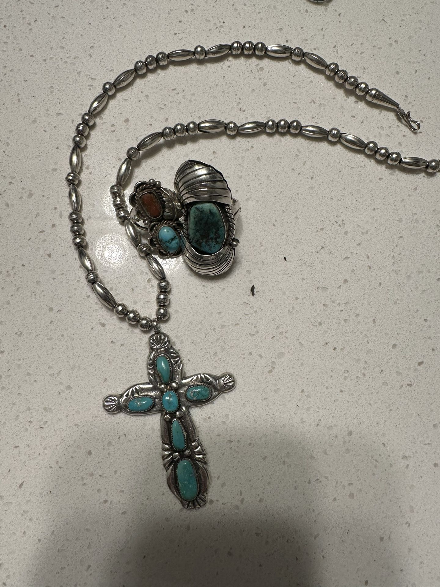 Sterling Silver Vintage Turquoise Jewelry