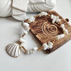 Bohemian Double Shell Bracelet