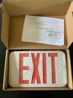 COMBO LED EMERGENCY LIGHTING FIXTURE