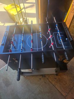 68QT Patio Cooler Ice Chest with Foosball Table Top,