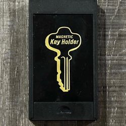 Black Hide A Key Magnetic Key Holder