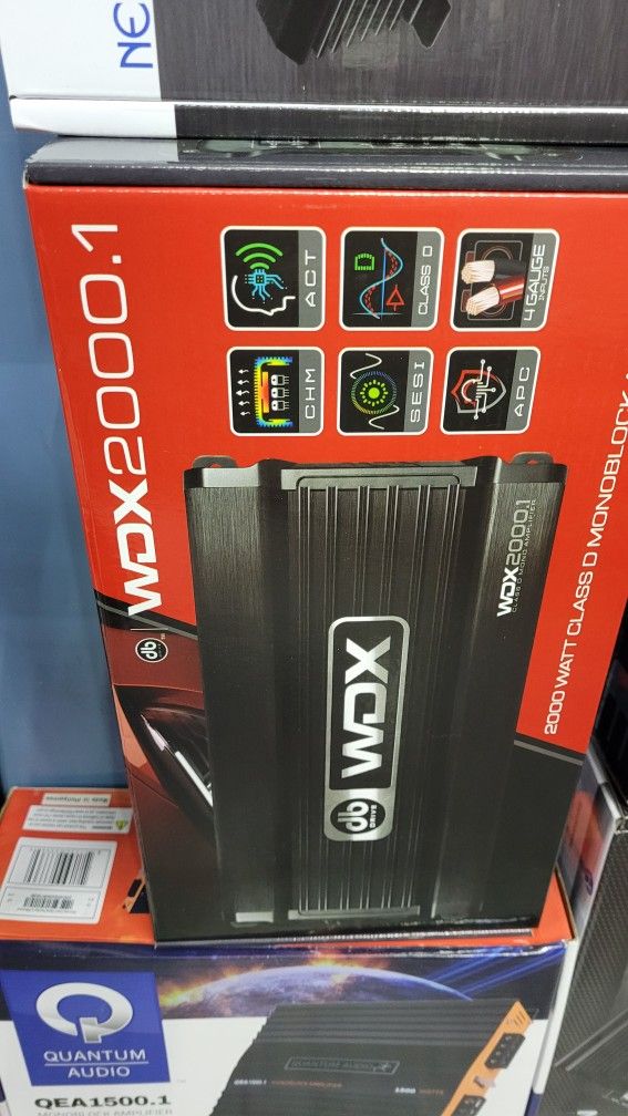 DB Drive WDX 2000.1 BRAND NEW MONO AMPLIFIER