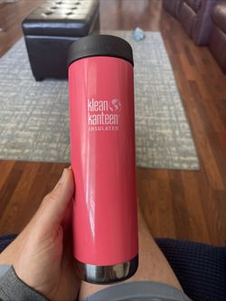 Klean Kanteen Insulated Bottle new 20oz never used great for tea or coffee and cold drinks