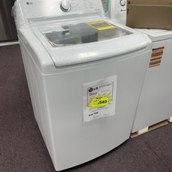 Brand New LG Washer Top Load With Agitator White