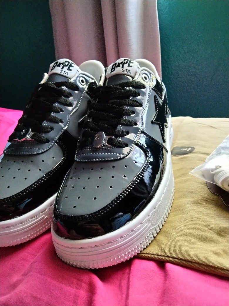 Bathing Ape Stars Like New Size 9.5 M