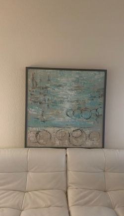 Textured art on canvas