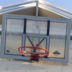 Basketball Backboard And Rim