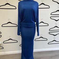 Long Blue Dress 