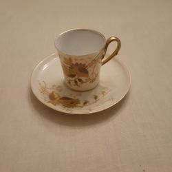 Vintage Limoges Porcelain Cup & Saucer