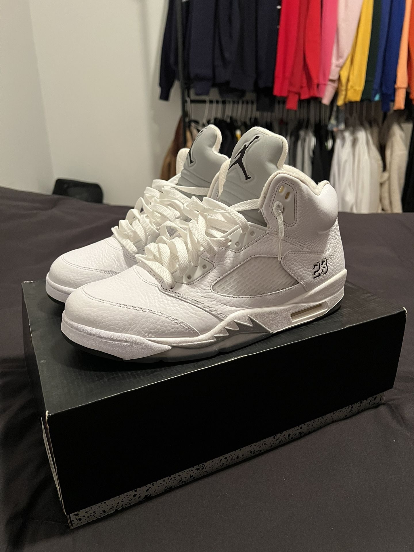 Air Jordan 5 Retro ‘White Metallic’