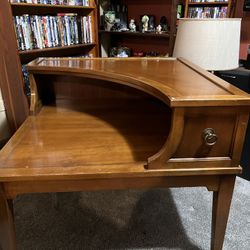 Vintage Midcentury Corner Table