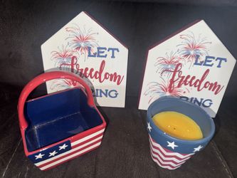 July 4th Decorations. 🇺🇸✨💙🤍❤️