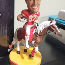 Travis KELCE Bobblehead on Horse