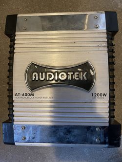 1200w AUDIOTEK AMP 50$ LIKE NEW